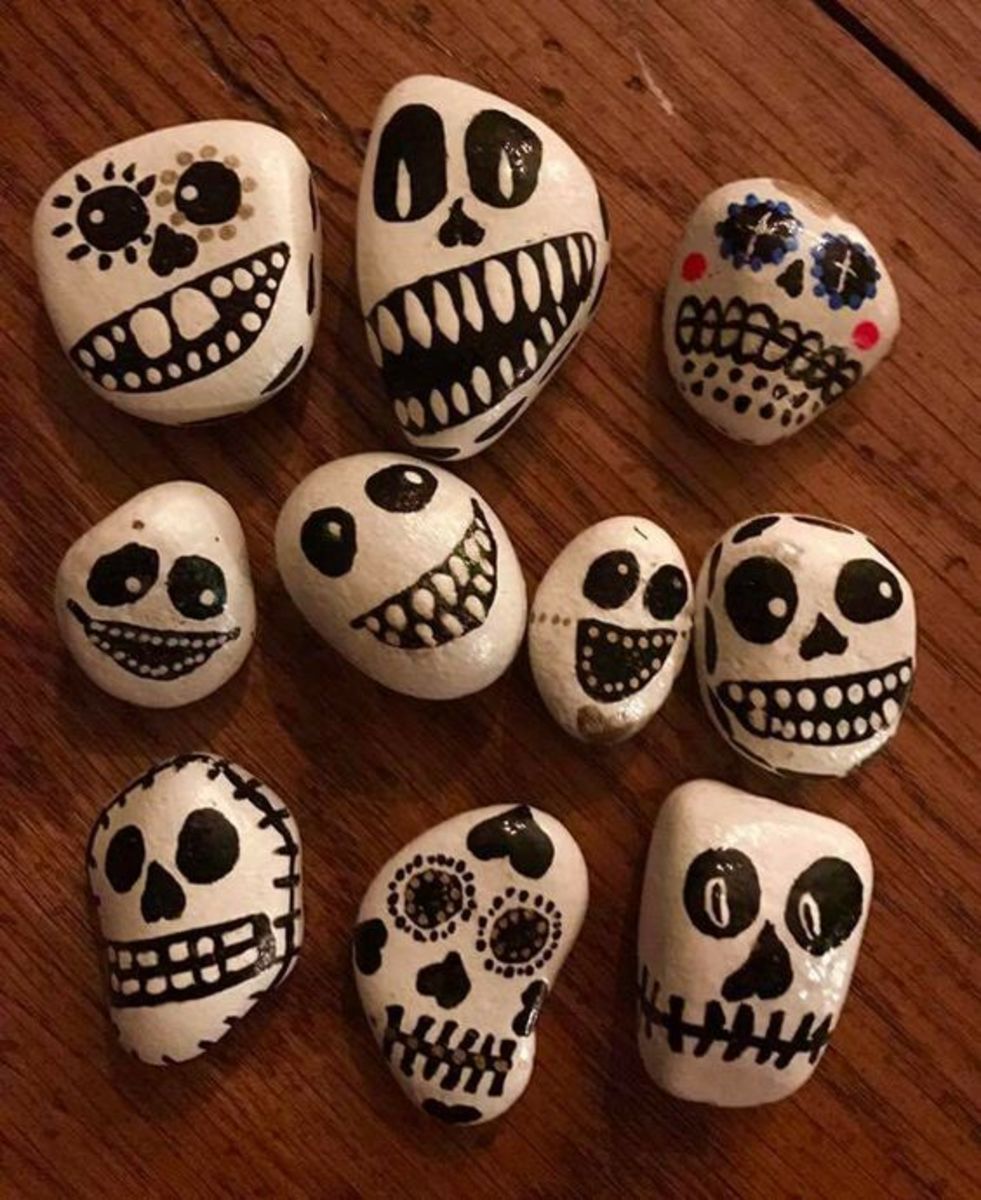 60+ Spooktastic Halloween Rock Painting Ideas - HubPages