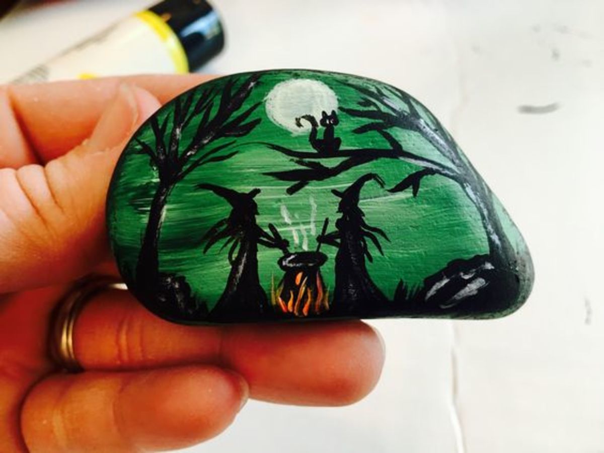 17 Halloween rock painting ideas to make at home - Gathered