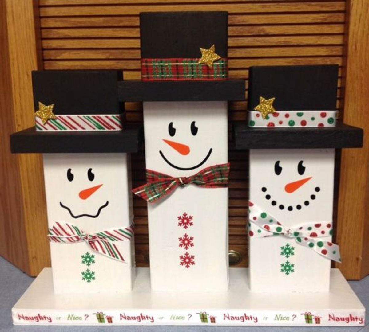 Wood Block Snowman Craft - The Best Christmas Craft this Season - Easy  Peasy and Fun