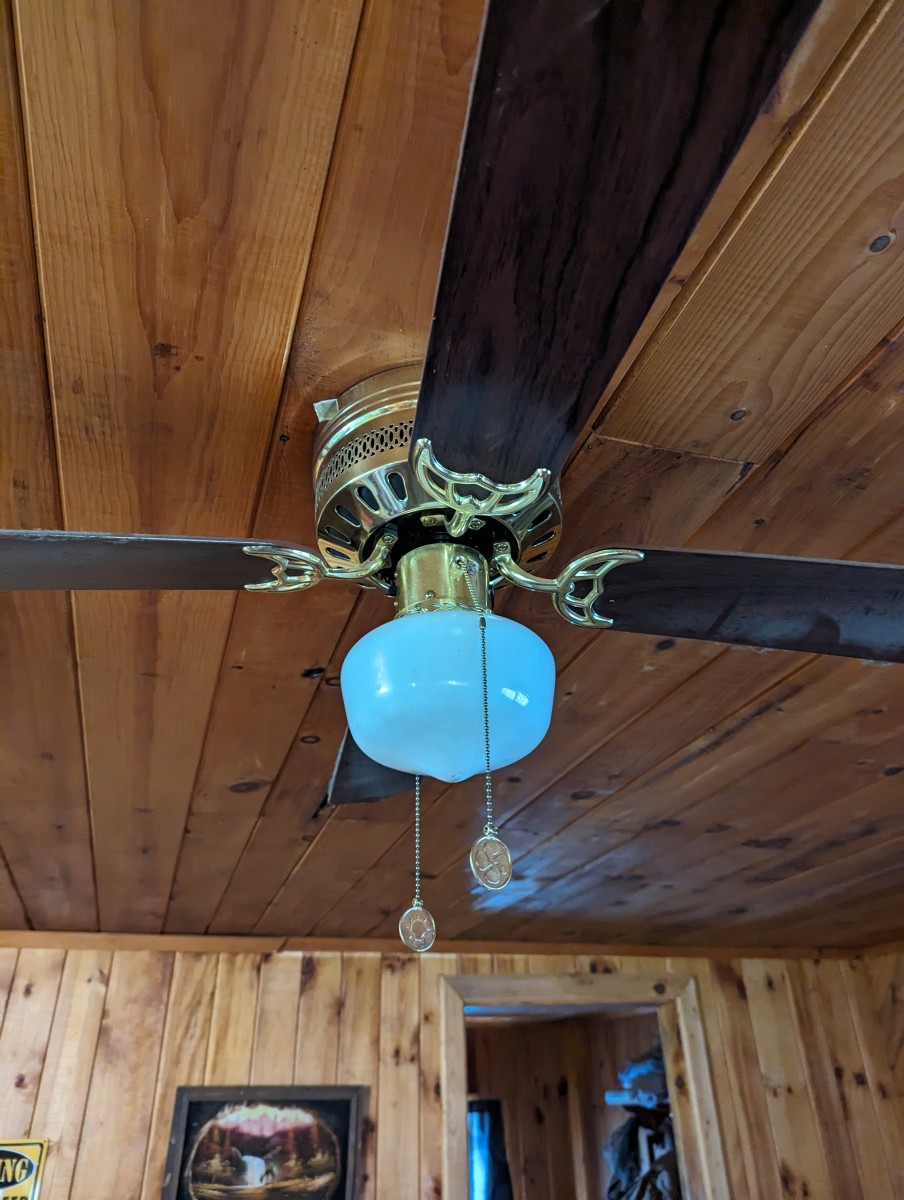 Ceiling Fan Blades Cleaning - Pledge to the Rescue