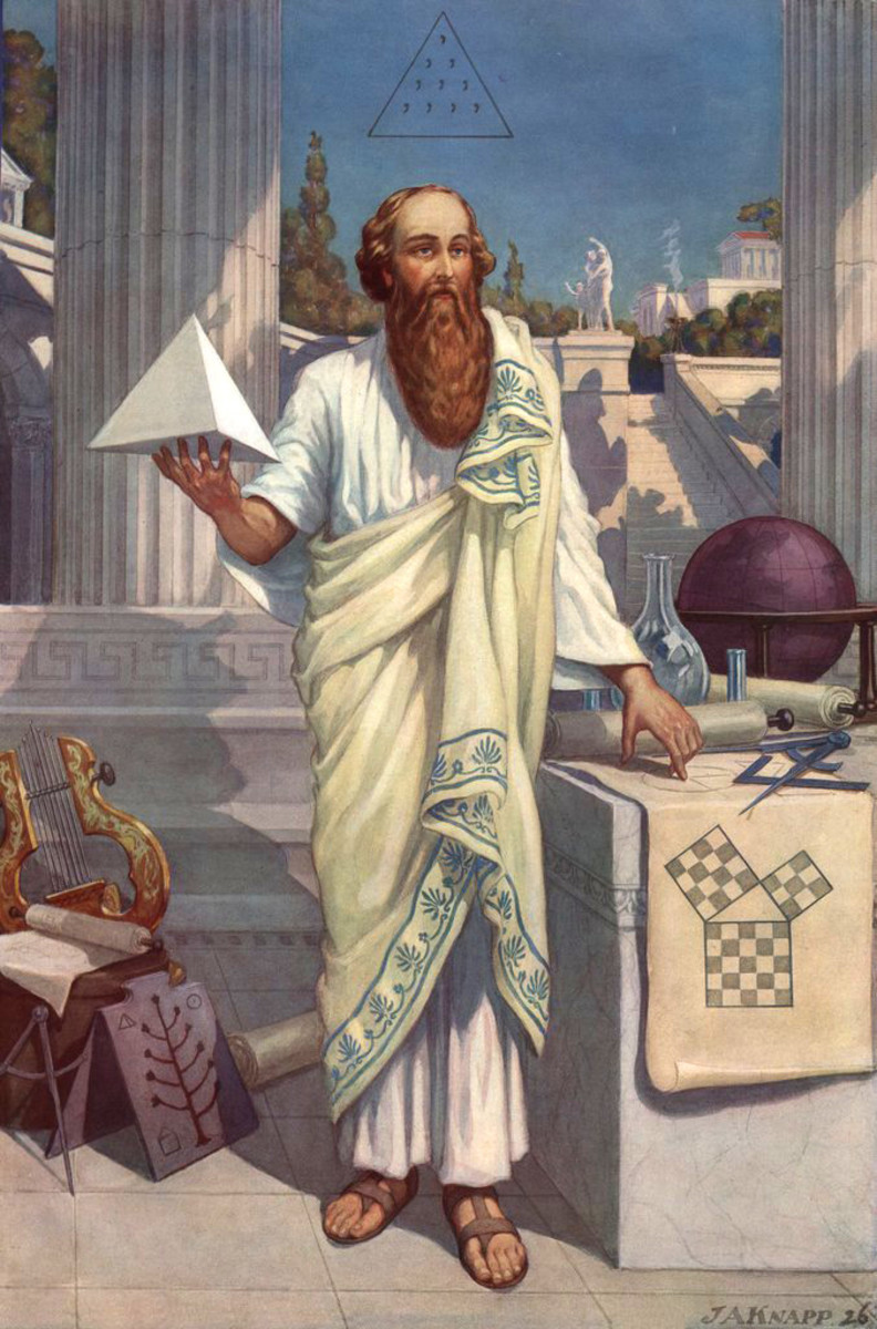 The Mathematical Discoveries of the Ancient Greek Philosopher Pythagoras