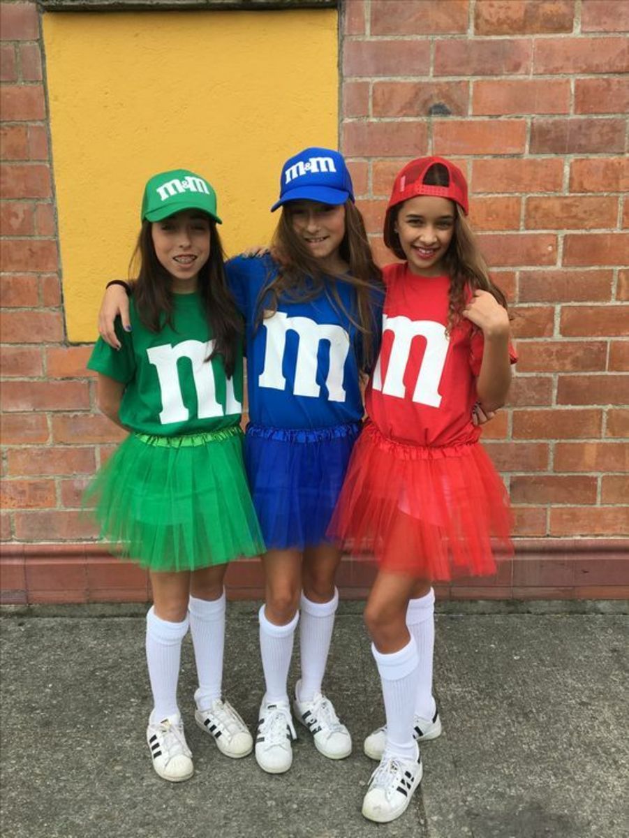 Easy DIY M&M Halloween Costume 