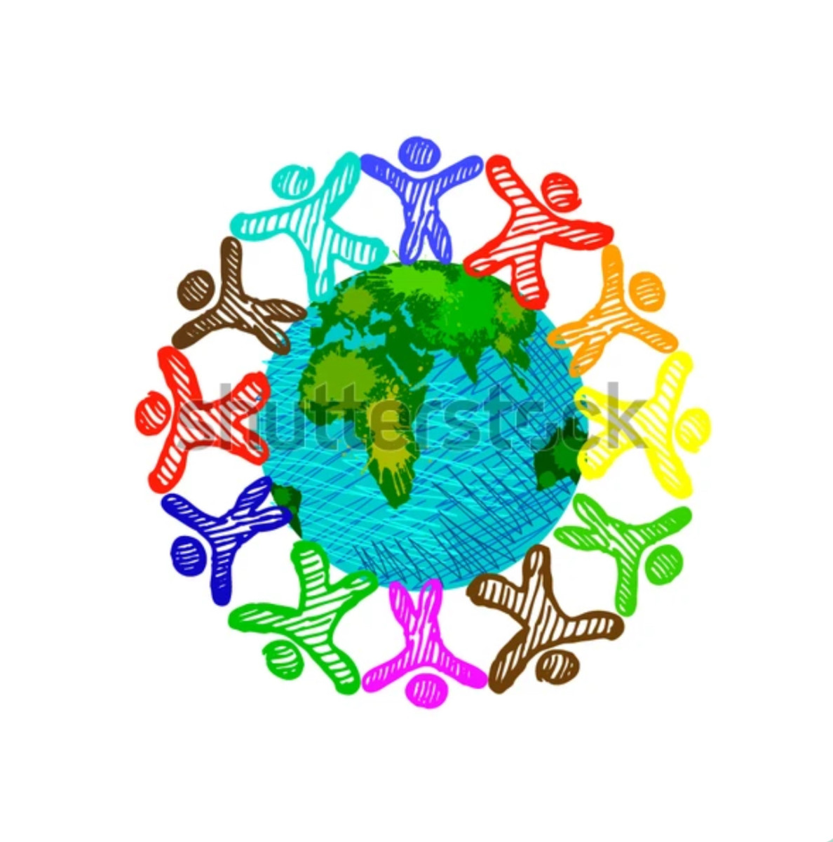 World Drawing Climate Change Infoupdate