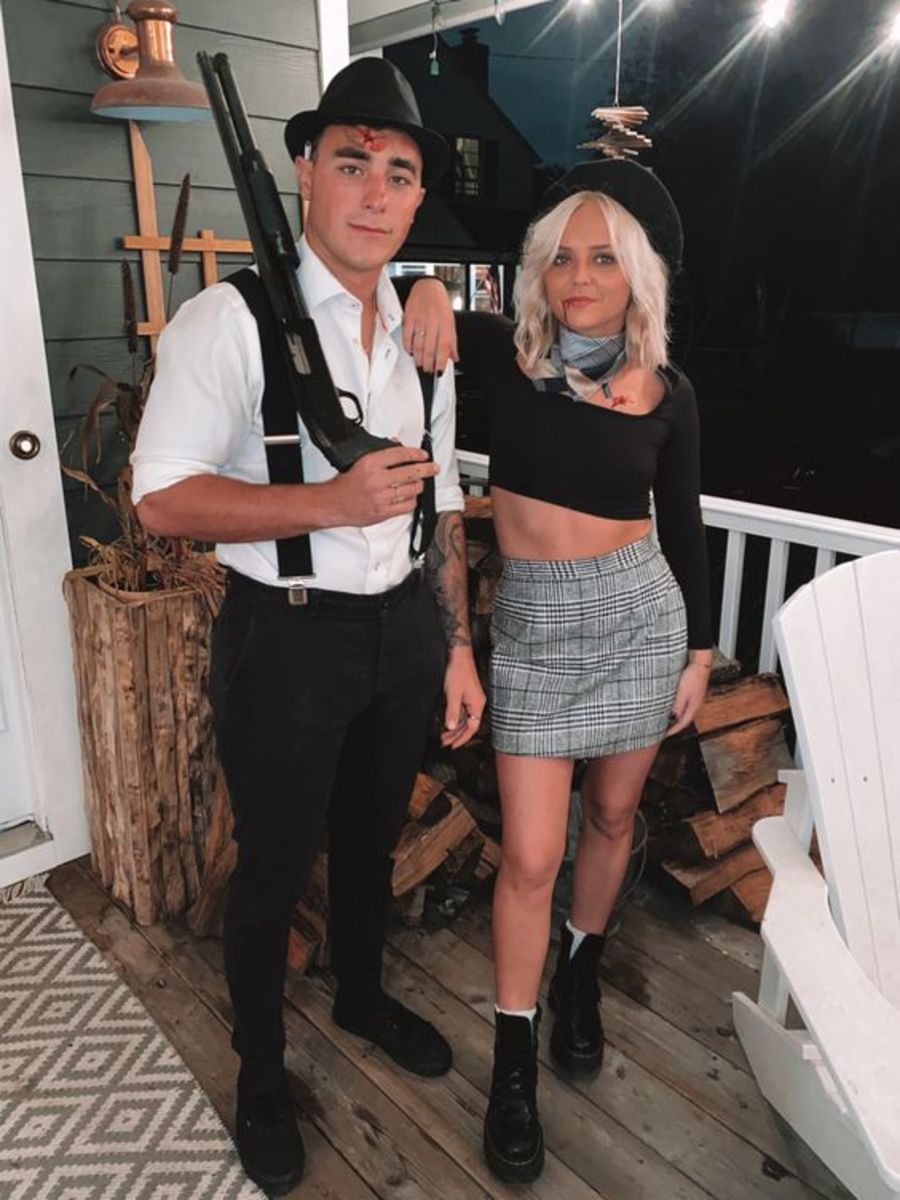 bonnie and clyde halloween costume for couples