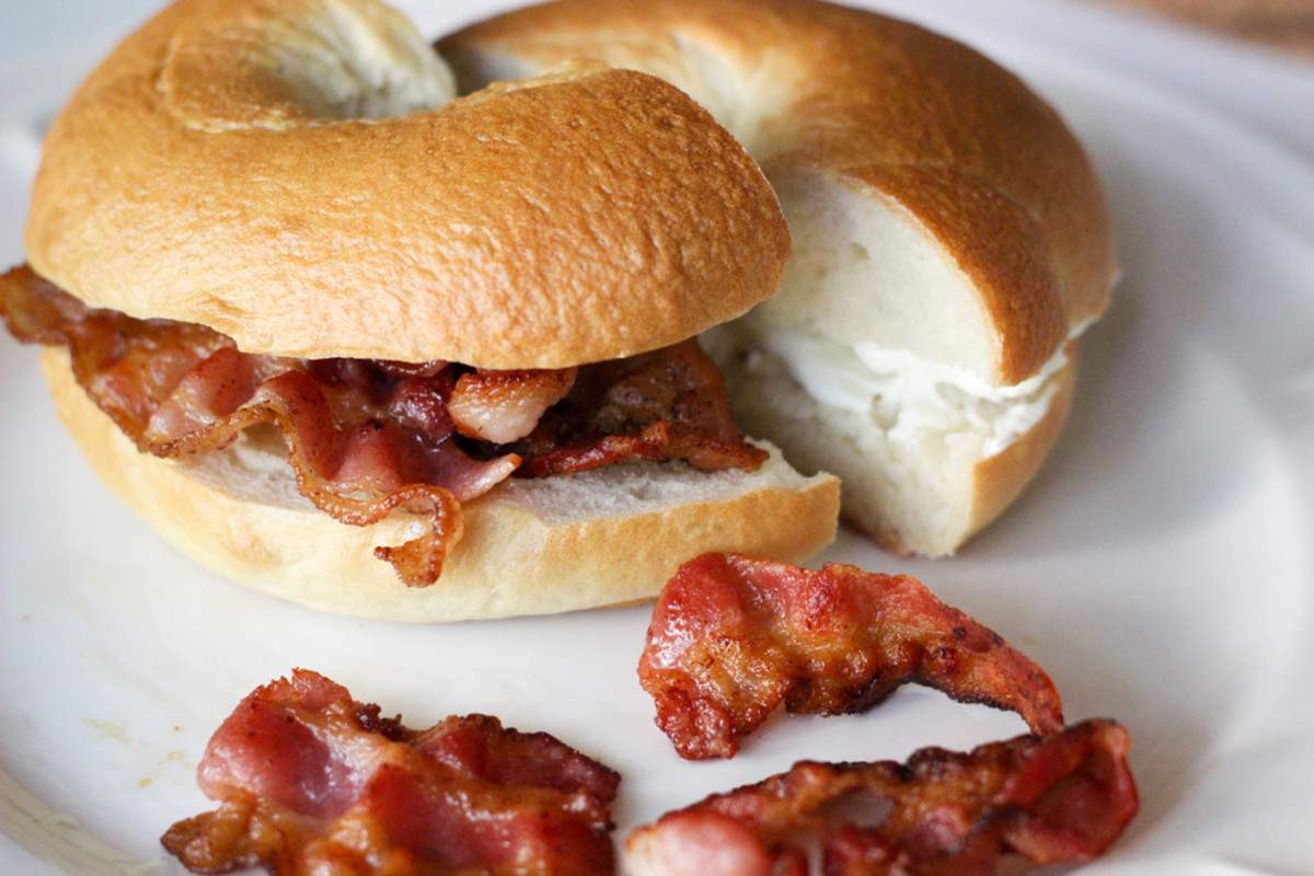 JawDropping Bacon Hack Takes Bagels to a Whole New Level Delishably News