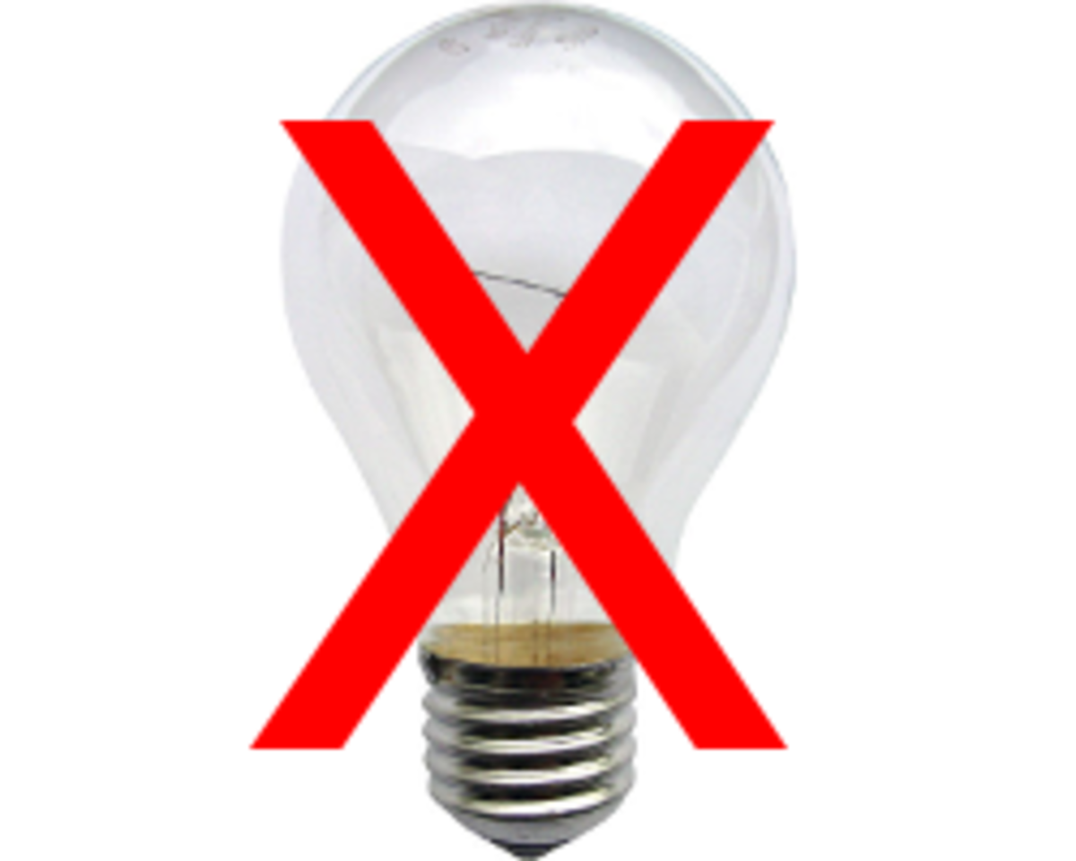 Light Bulbs - Halogen, CFL, and LED Replacements for Incandescent Bulbs