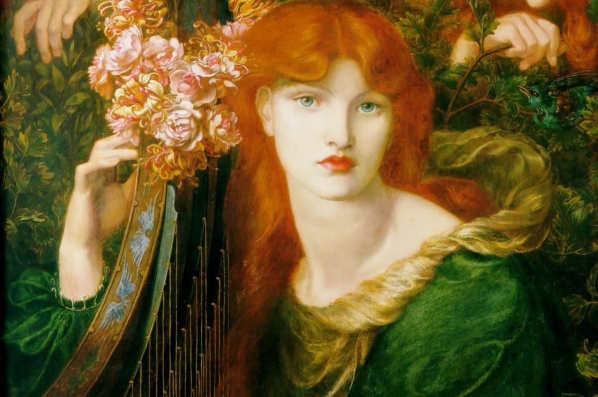 Pre-Raphaelite Art Model Alexa Wilding & Dante Gabriel Rossetti