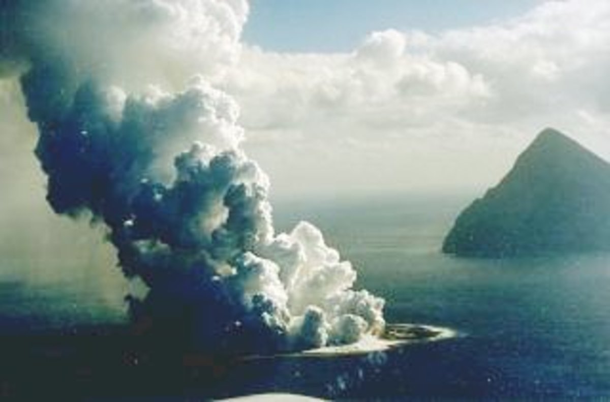 Erupting volcanoes on the ocean's floors are creating havoc world wide.