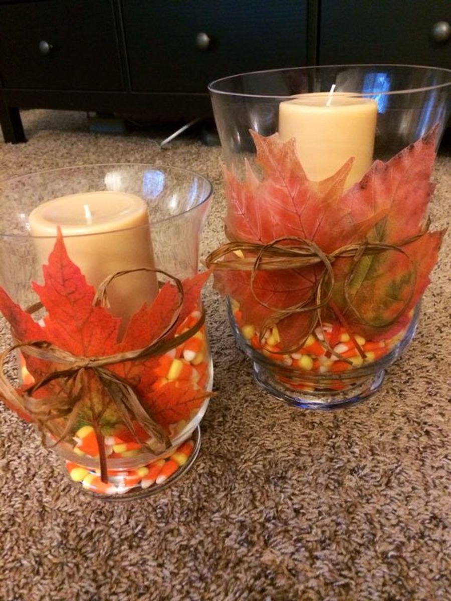 Light table - using fall manipulatives and frames from the dollar