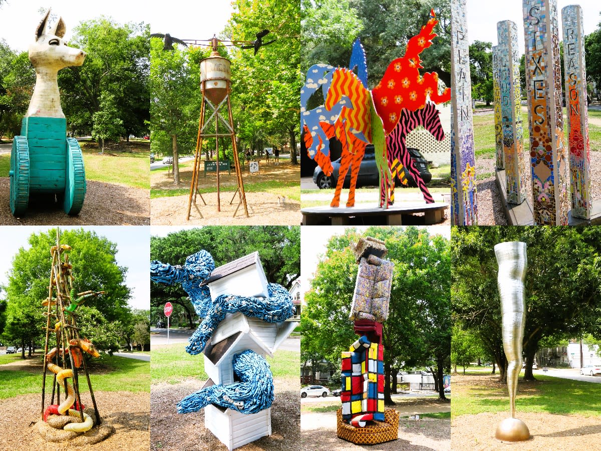 True North: 10th Anniversary Sculpture Exhibit on Houston's Heights Blvd