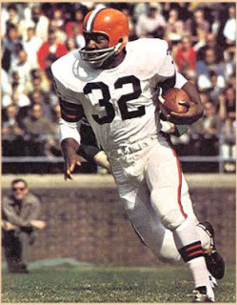 JIM BROWN — THE GREATEST RUNNING BACK OF ALL TIME 13”x19” COMMEMORATIVE  POSTER