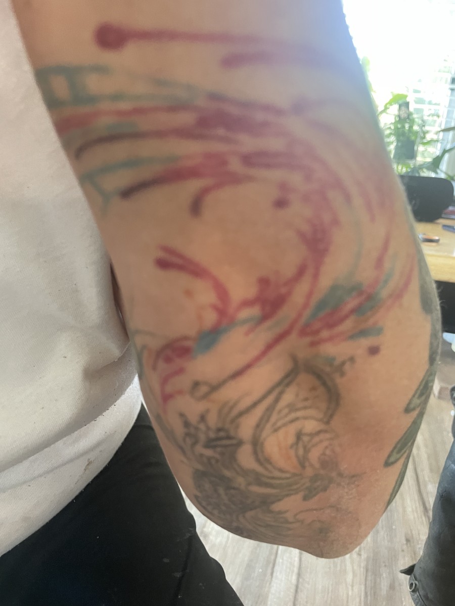 Getting a Tattoo and Coverup in Hobart Tasmania