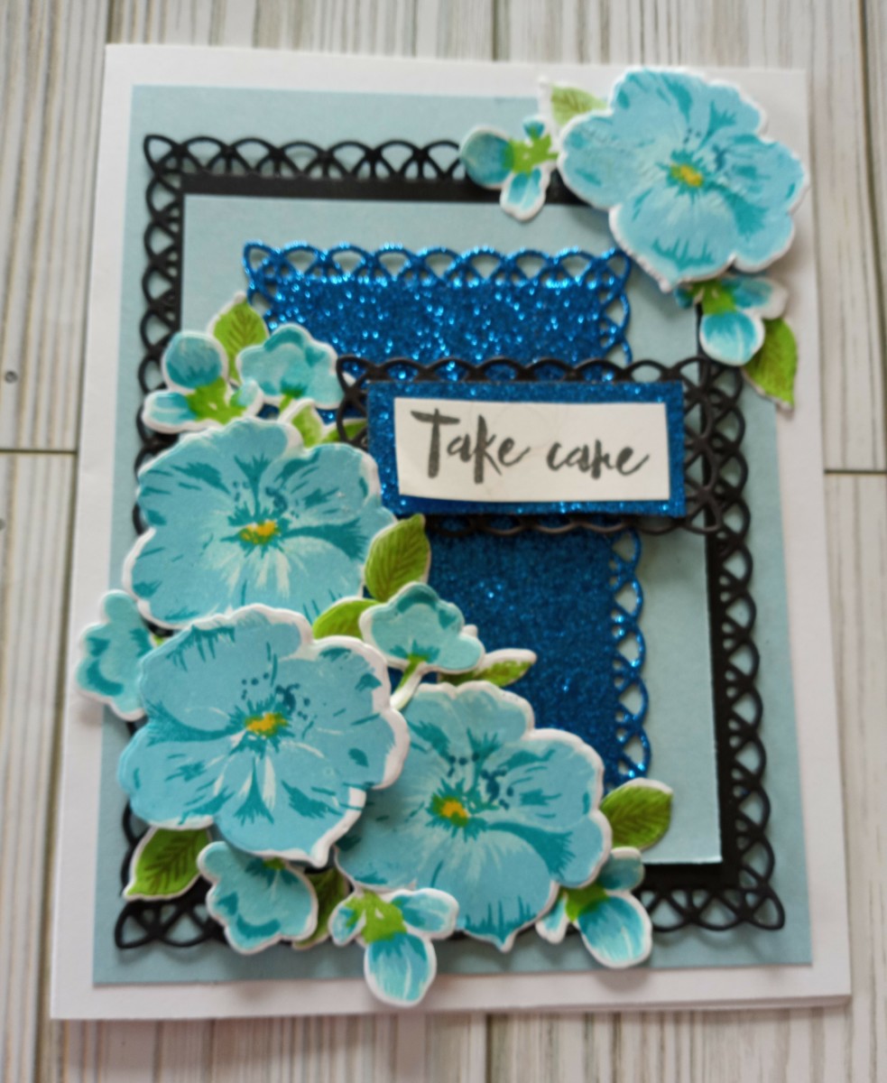 Acrylic Block Stamping Technique: A Clever Way to Make a Greeting Card
