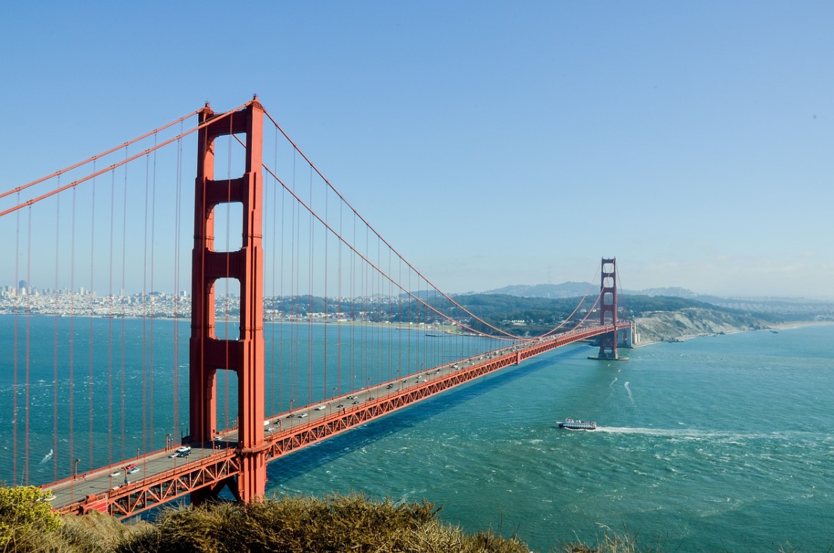 In 1937, the Golden Gate Bridge, which connects San Francisco and Marin County, opened to vehicular and pedestrian traffic. The bridge took four years to build, and was named one of the Seven Wonders of the Modern World.