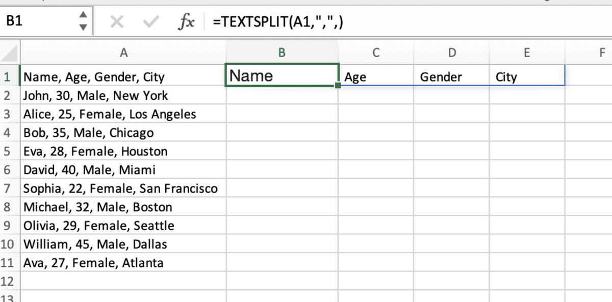 How To Convert Comma Separated Data Into Columns In Excel Hubpages 4581