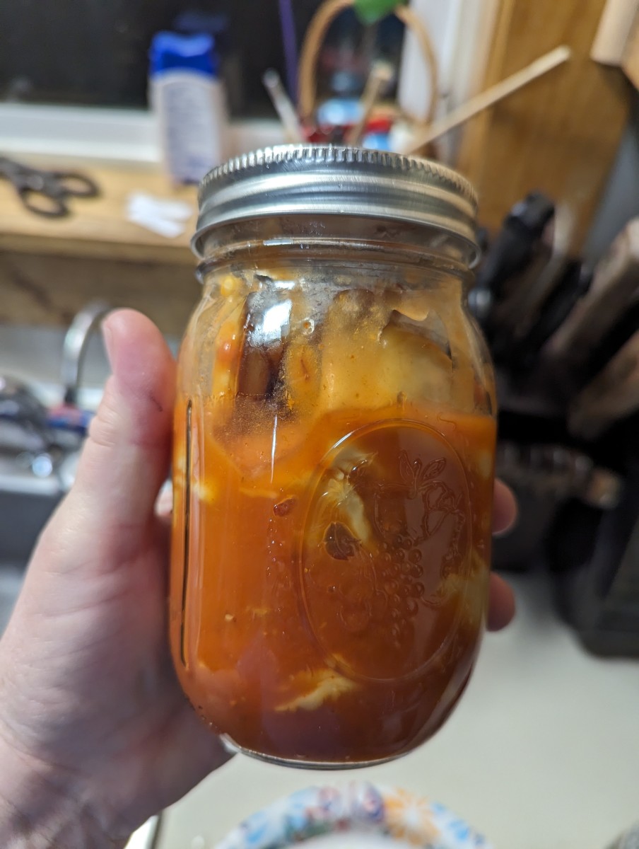 Canning Jar Repurposed - For Heating my Lunch