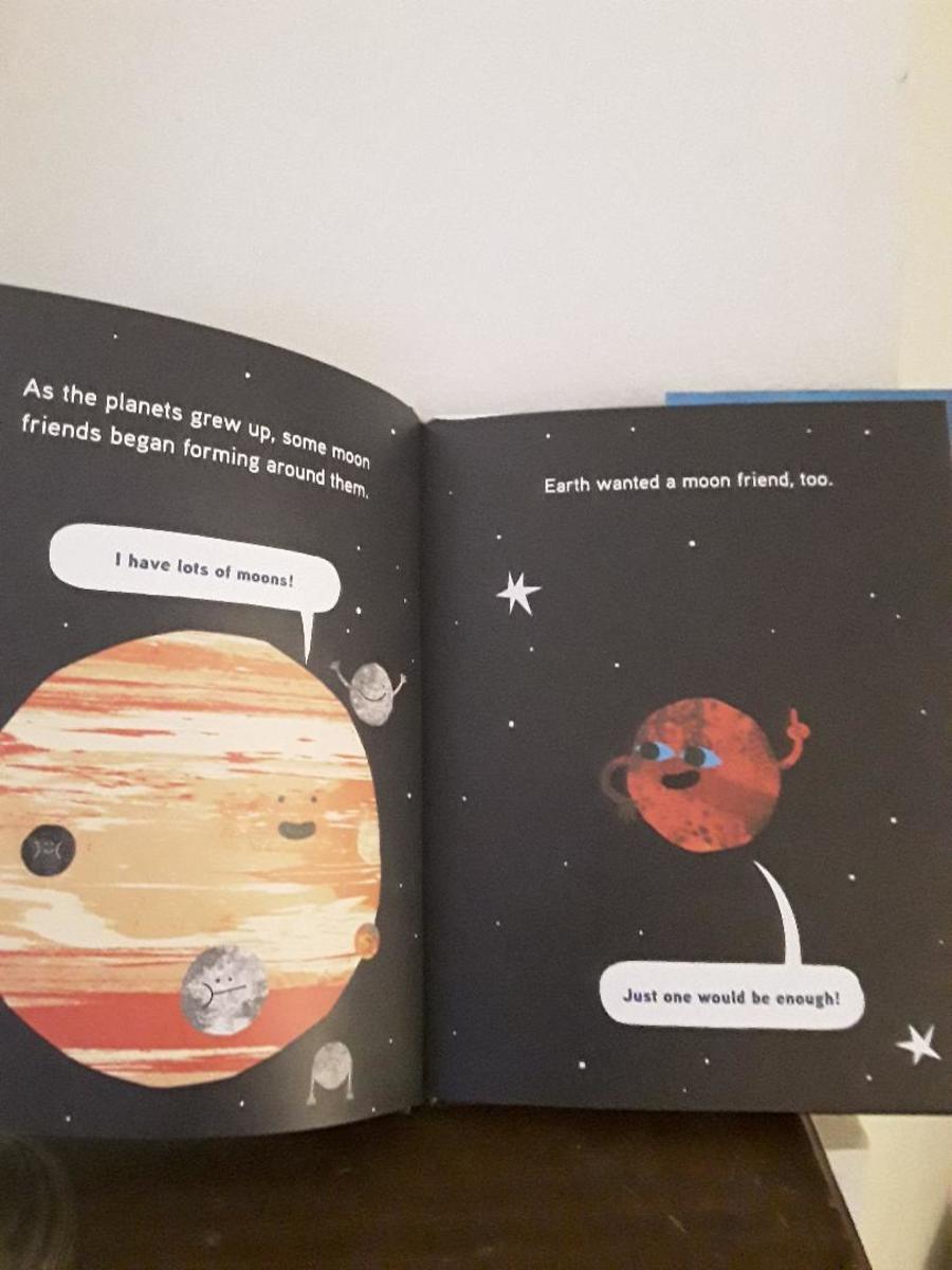 Moon Tells Her Story of Her Place in Space in Picture Book for Young ...