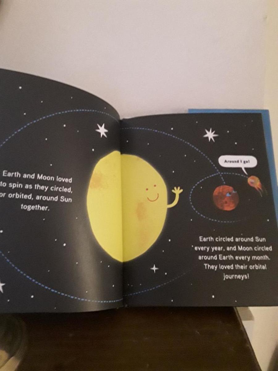 Moon Tells Her Story of Her Place in Space in Picture Book for Young ...