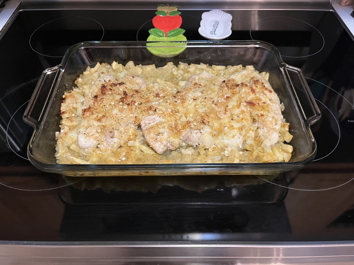 Chicken, Apple, and Cheese Casserole Farmer's Almanac Recipe Delishably