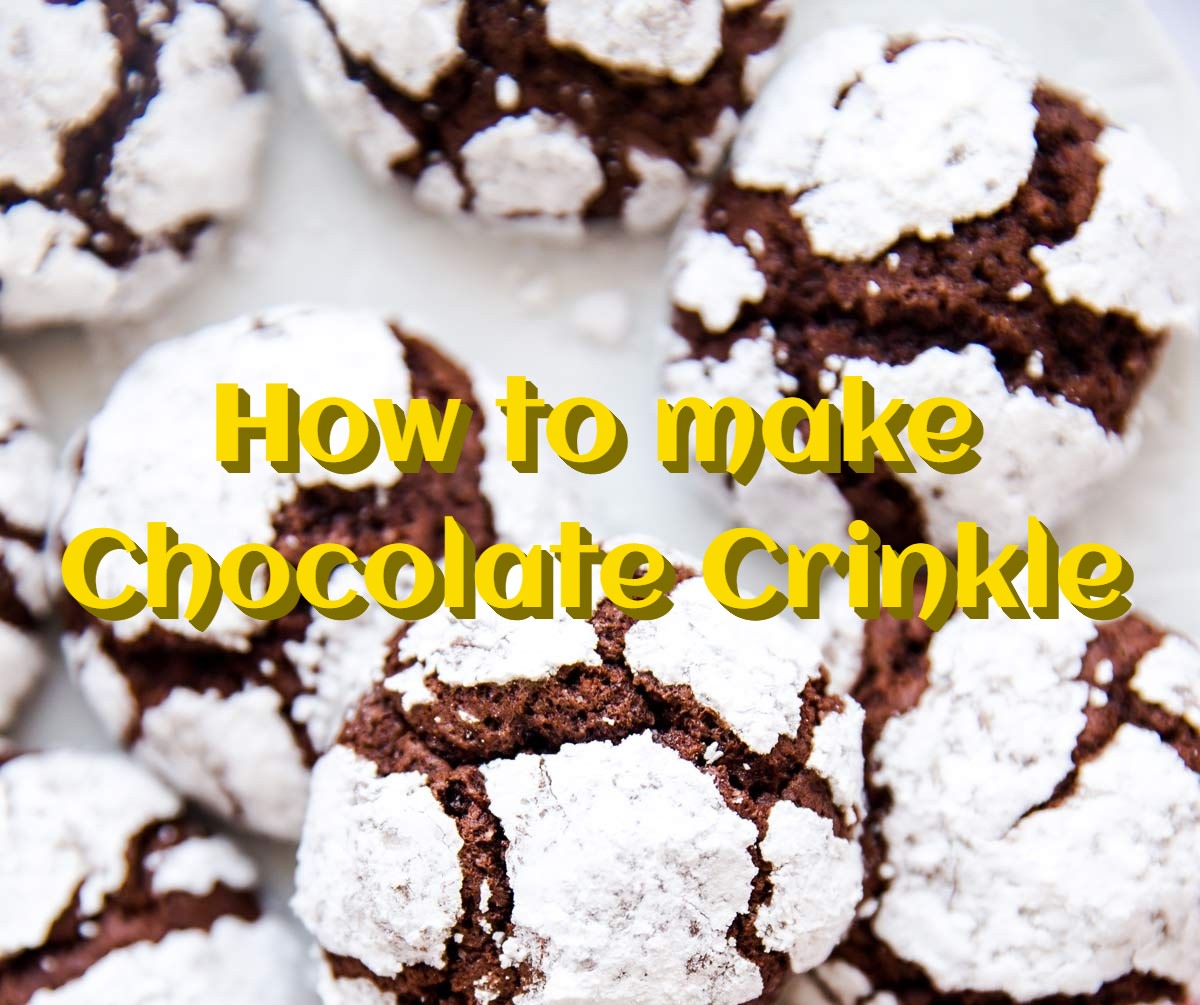 How to Make Chocolate Crinkle - Easy Recipe