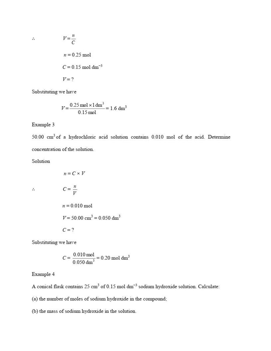 Chemistry Calculations: Formula, Mass and Mole - HubPages