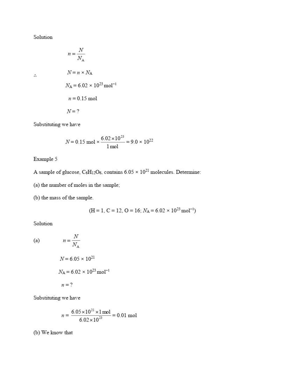 Chemistry Calculations: Formula, Mass and Mole - HubPages