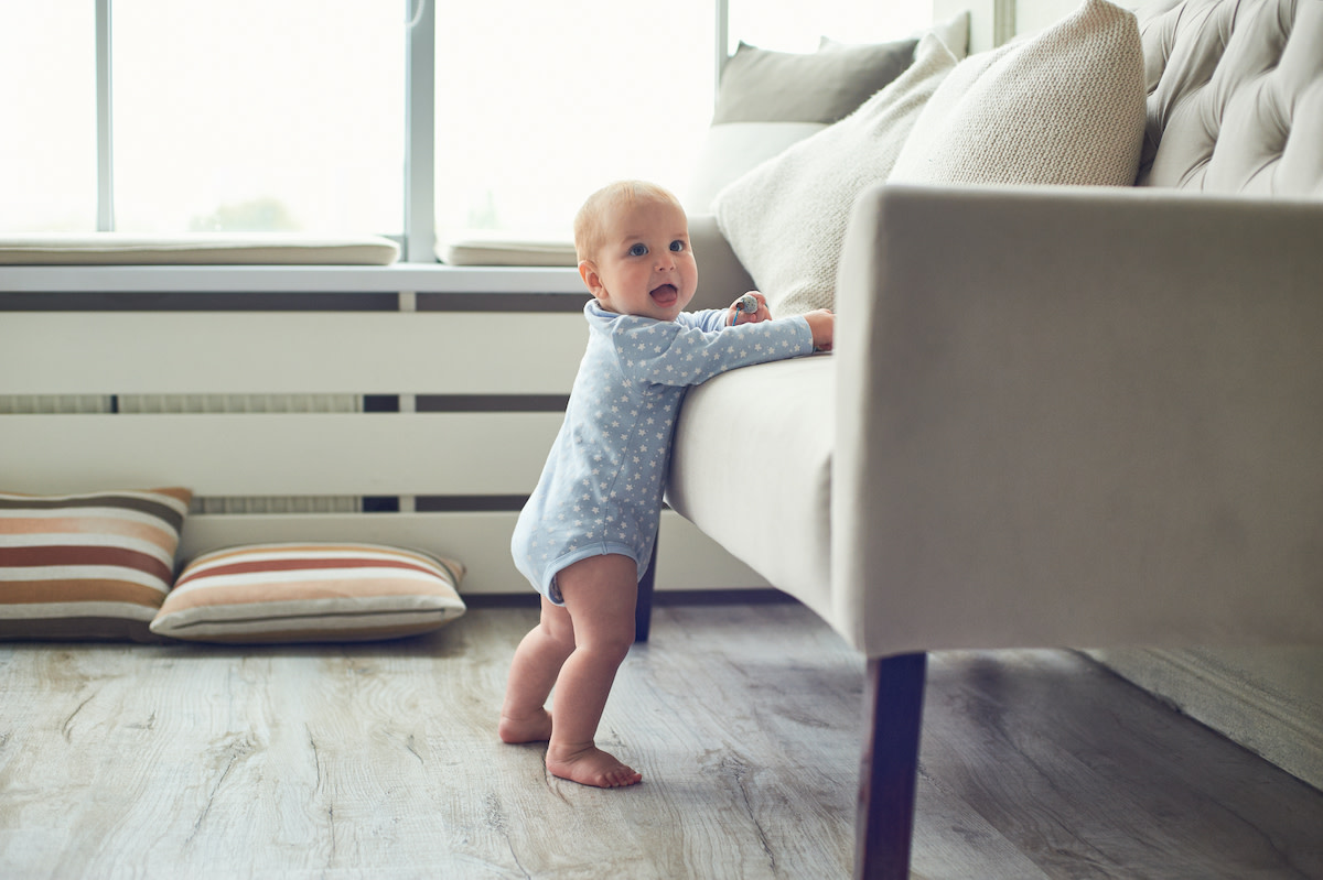 Mom Posts Video of Three Month Old Literally Standing and Moms ...