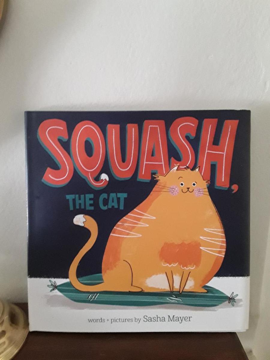 Cat as the Perfect Best Friend in Picture Book with Maggie and Squash