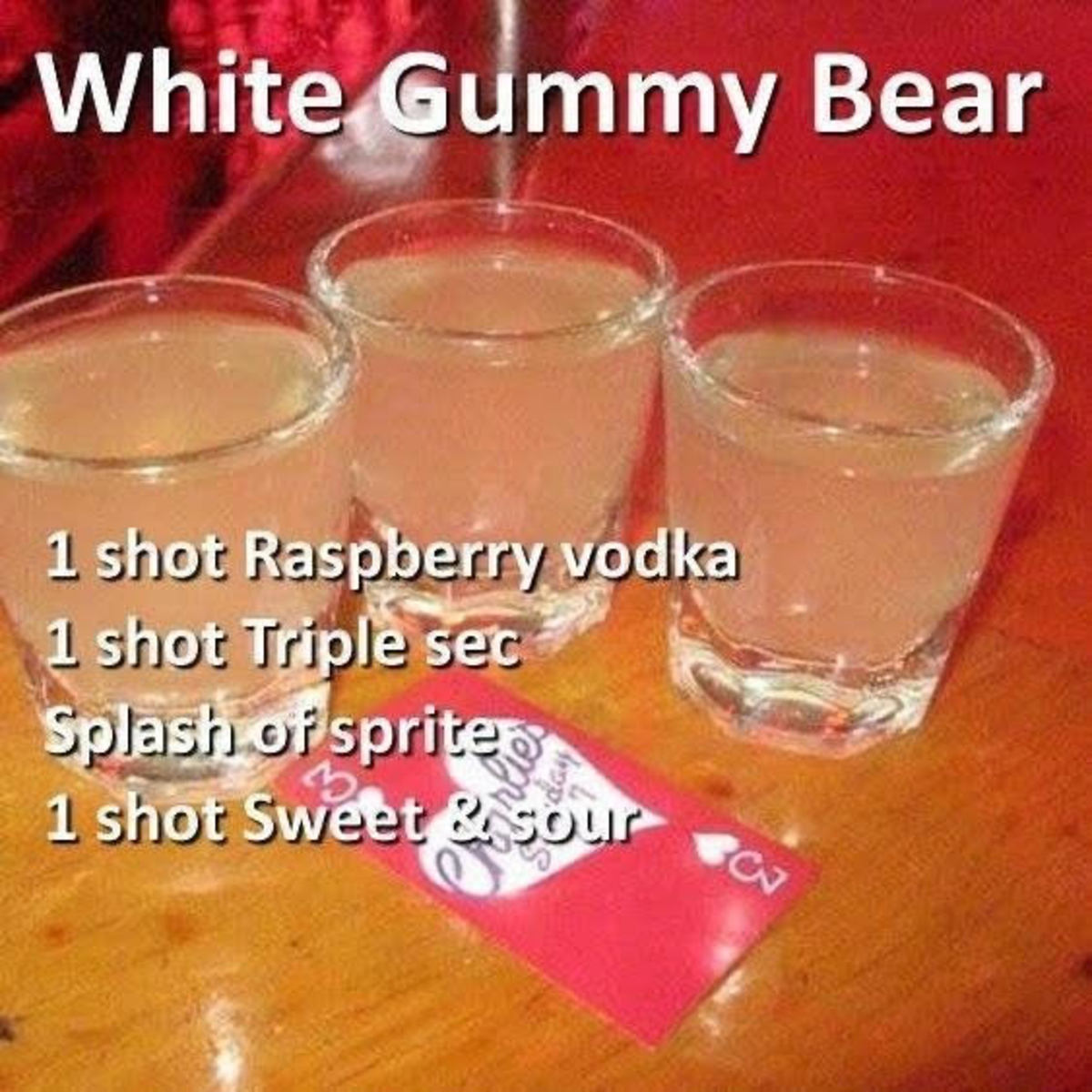 How to Make a White Gummy Bear Shot