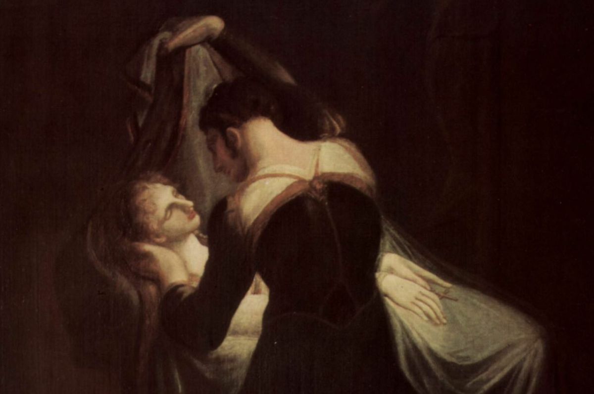 Detail of "Romeo at Juliet's Deathbed" by Henry Fuseli, 1809