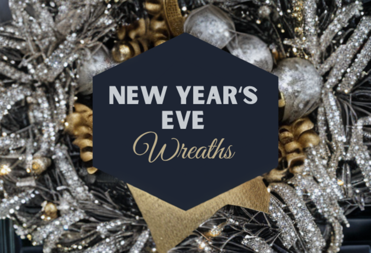 50+ Amazing DIY New Years Eve Wreath Ideas for 2024