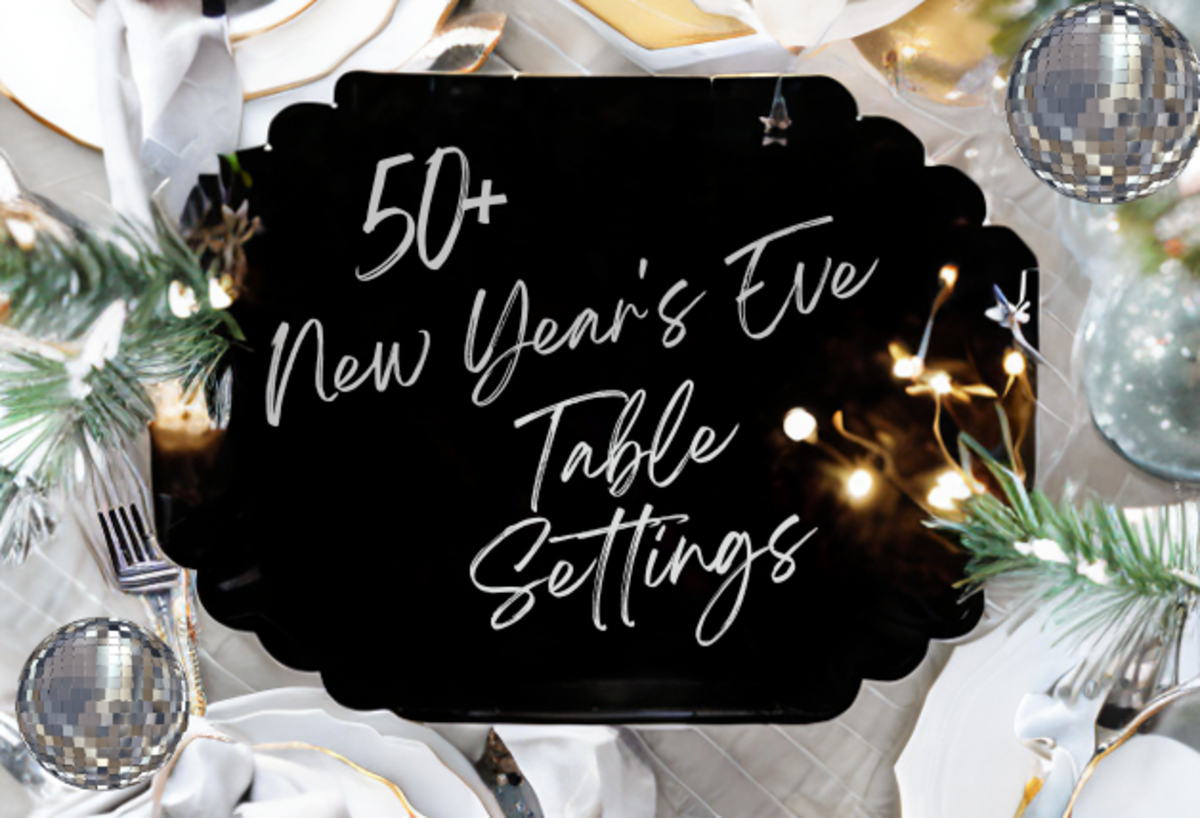 50+ Elegantly Stylish New Years Eve Table Setting Ideas