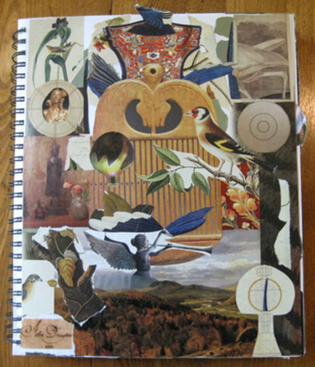 Creating a Symbolic Collage Art Journal