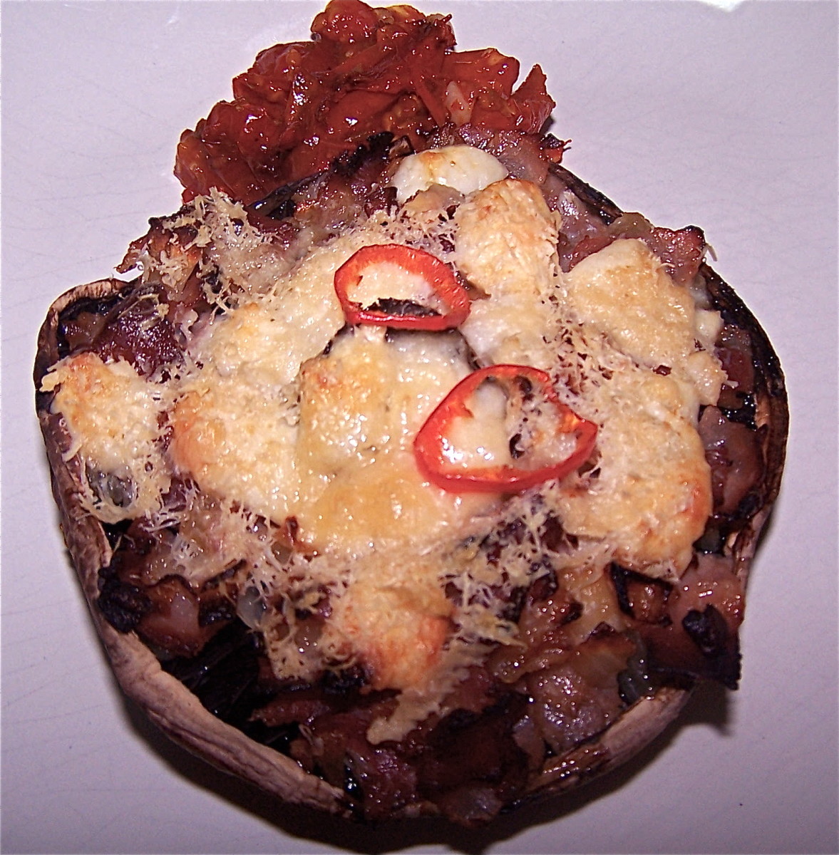 Mozzarella and Bacon Stuffed Mushrooms: An Easy Starter, Snack or Supper Recipe