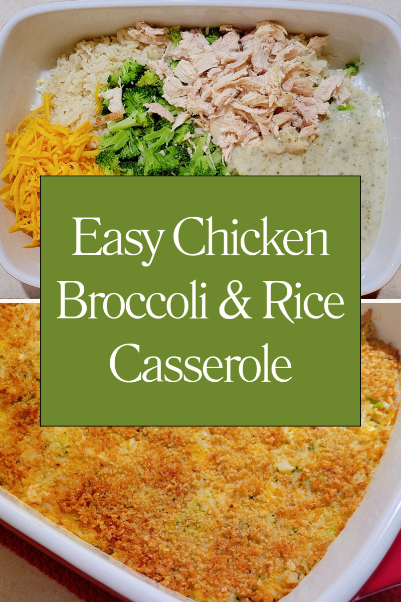 Easy Chicken Broccoli & Rice Casserole - Delishably