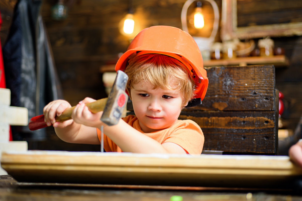 TwoYearOld Better at Using a Real Hammer Than Most Adults