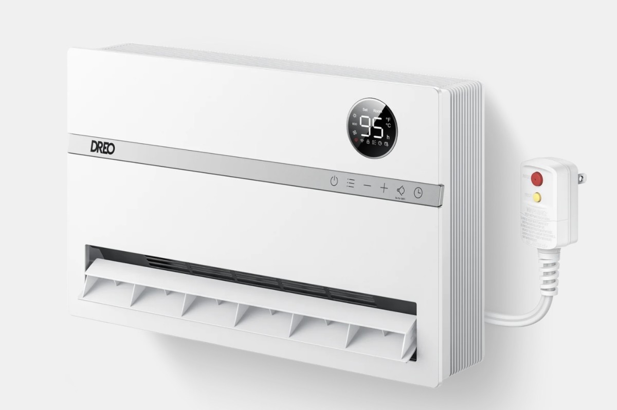 The Dreo Smart Wall Mounted Heater Is Hot Stuff