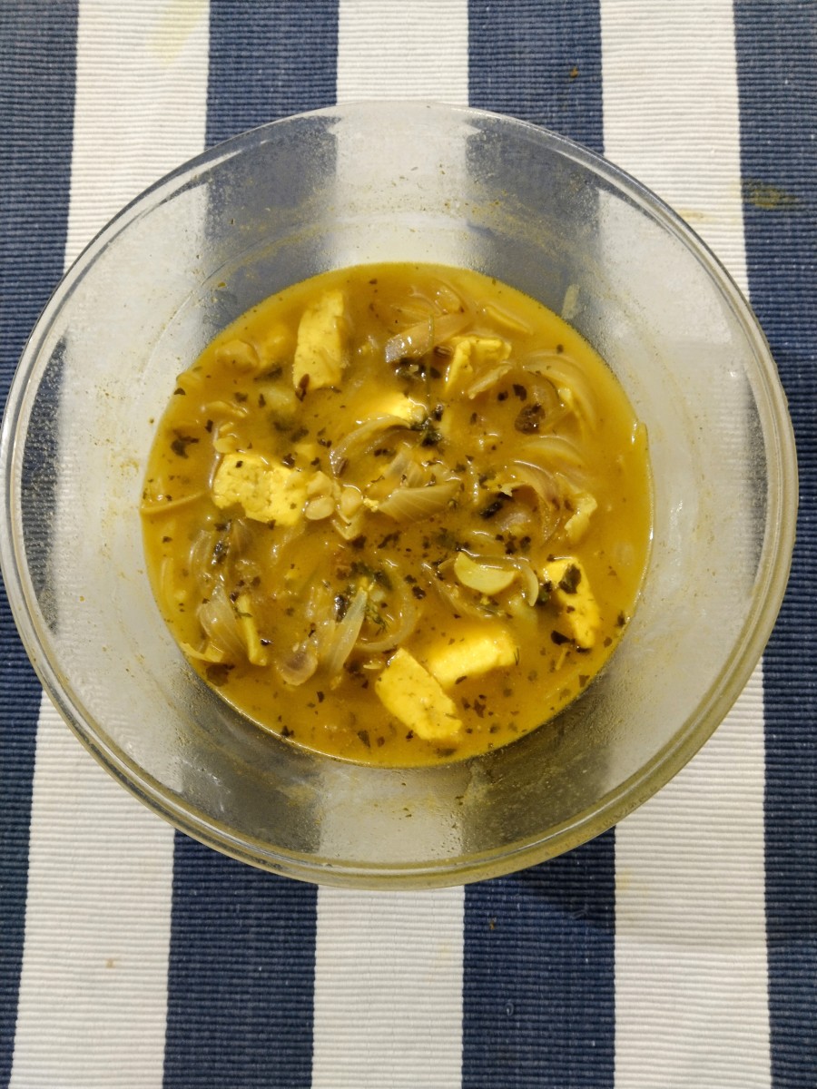 How to Make Paneer Cashew Curry in the Microwave