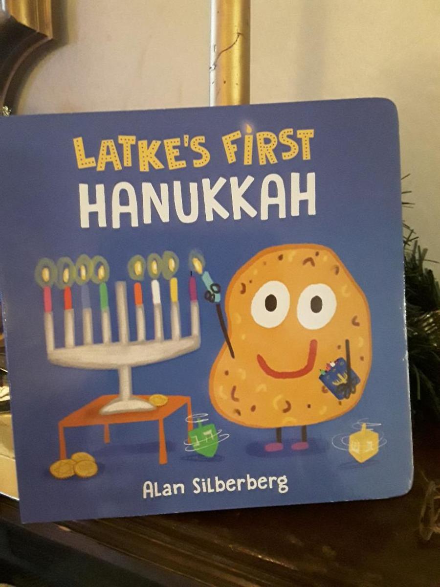Hanukkah With All the Trimmings in Adorable Board Book for Little Readers