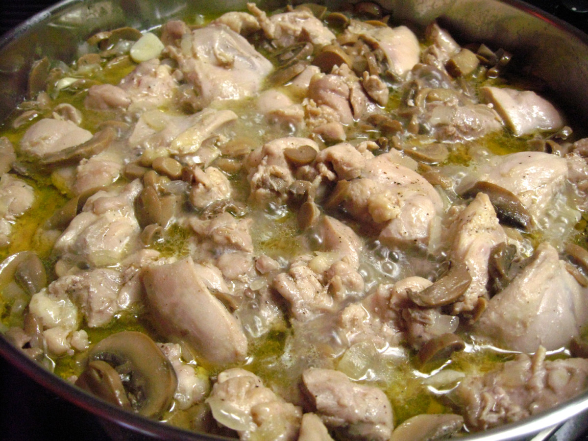 Chicken With Mushrooms and Onions - Low Carbs Recipe - HubPages