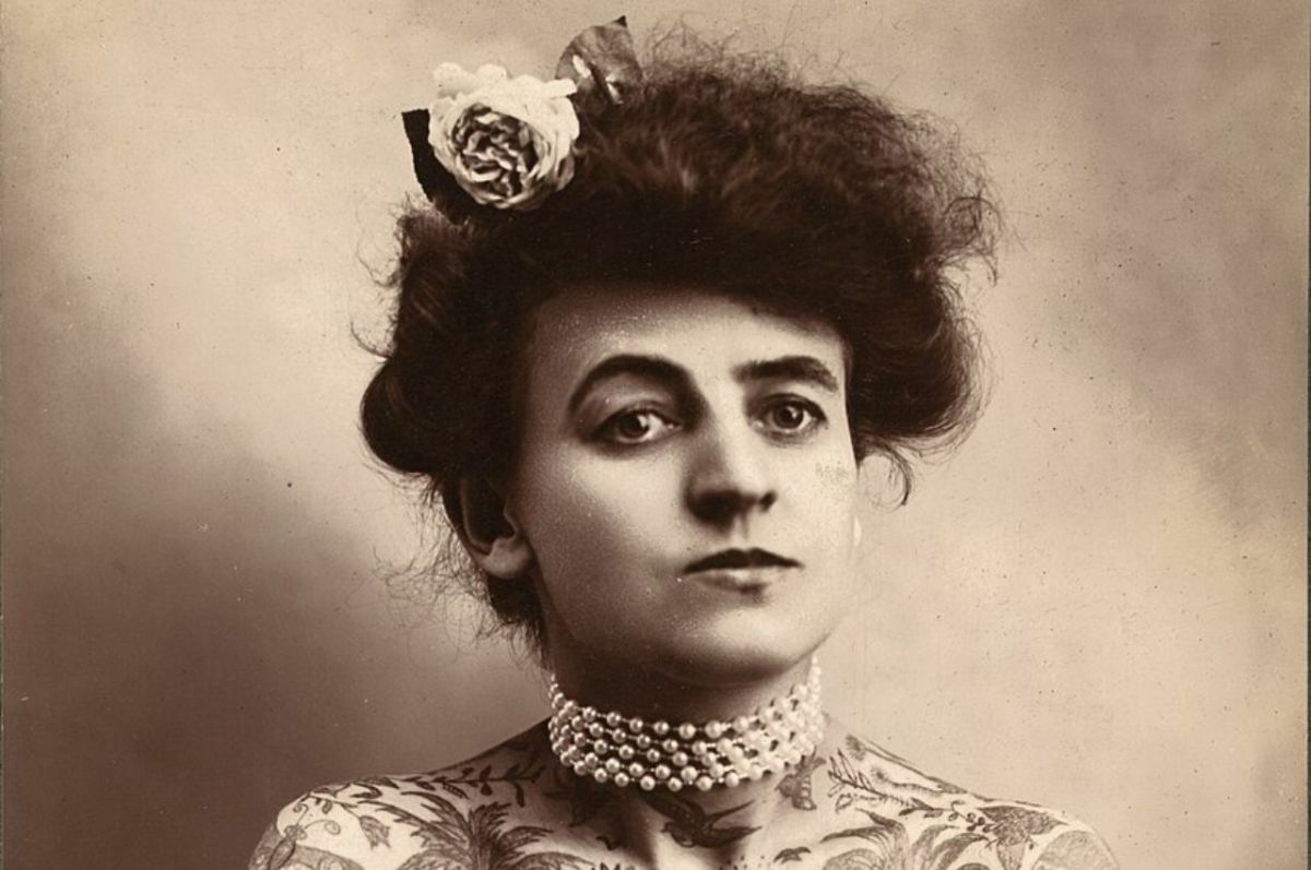 10 Tattooed Ladies of the Circus and Their Stories