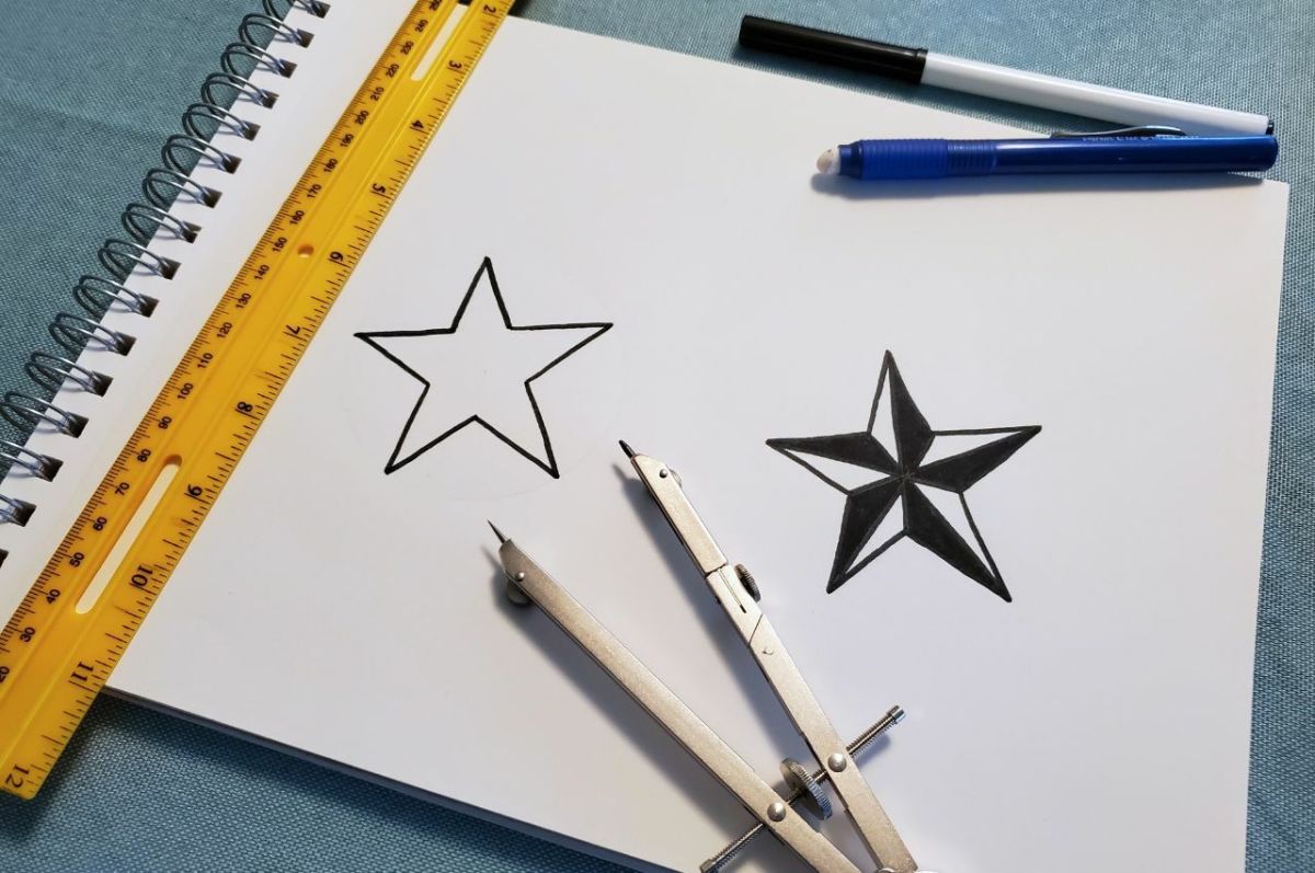 How to Draw Stars and Nautical Stars (Without Tracing)