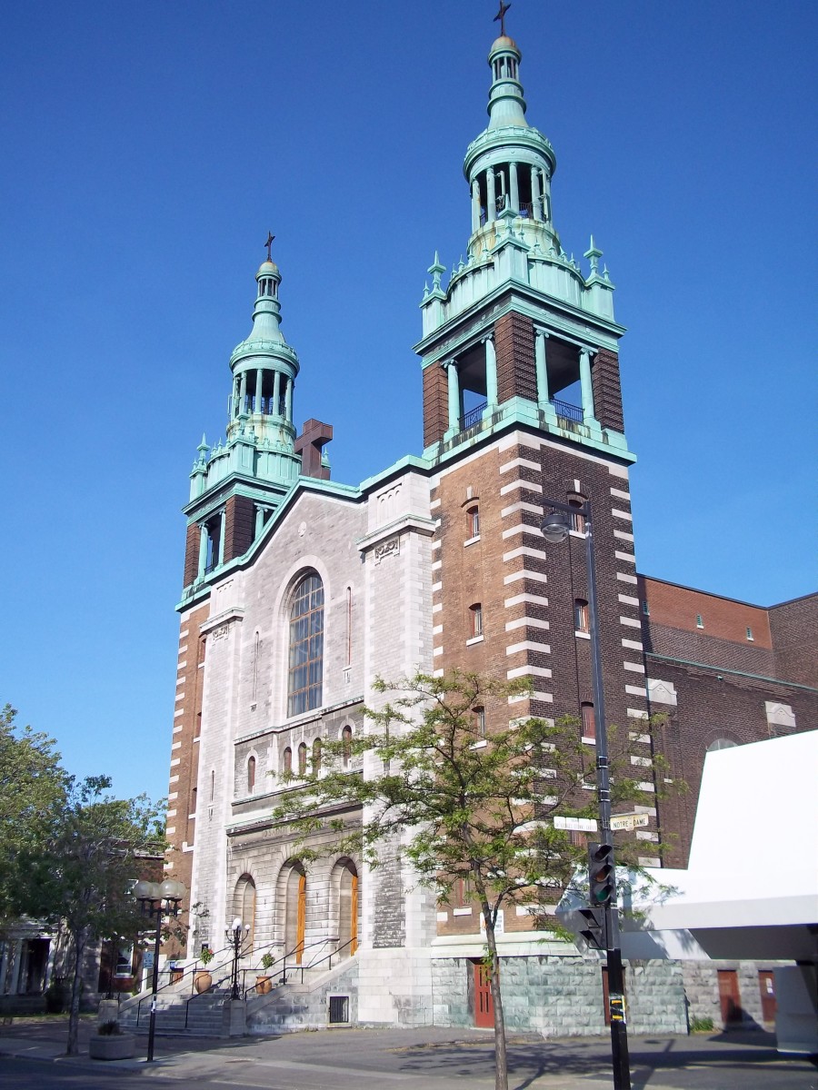 Visiting the Église SaintZotique, Montreal, Quebec Executed in Brick