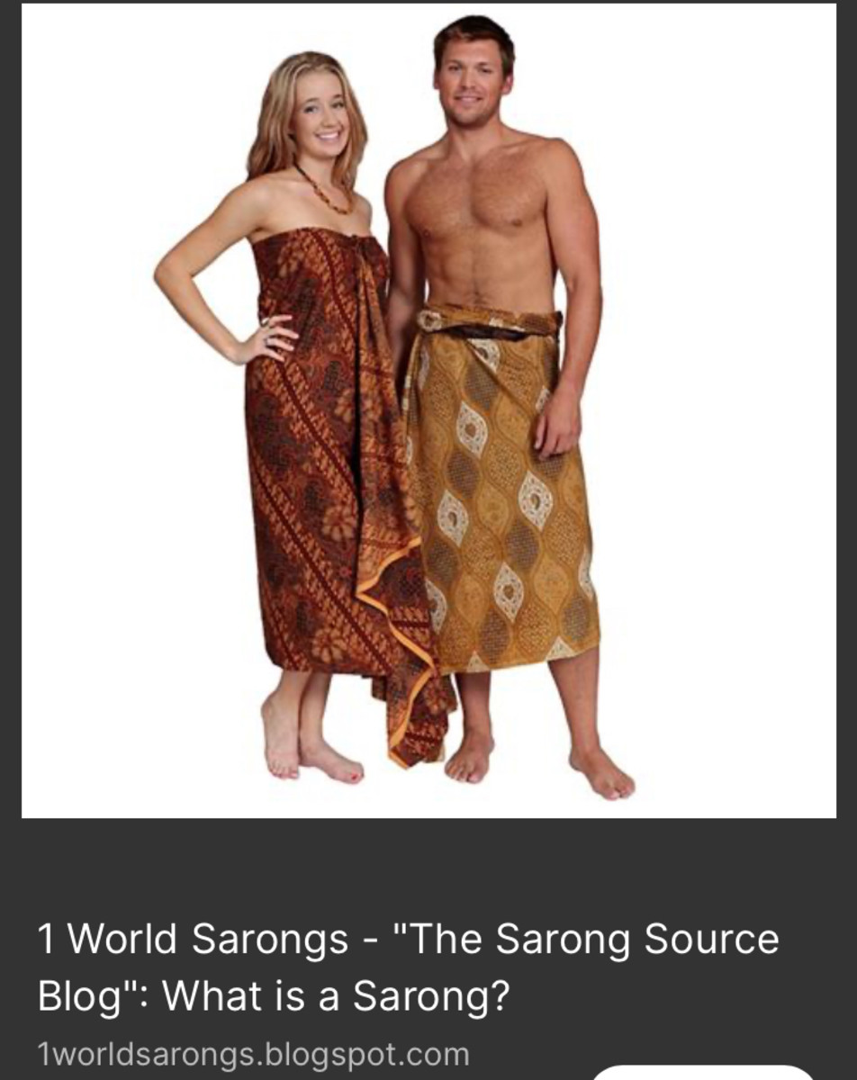 1 World Sarongs - The Sarong Source Blog: What is a Sarong?