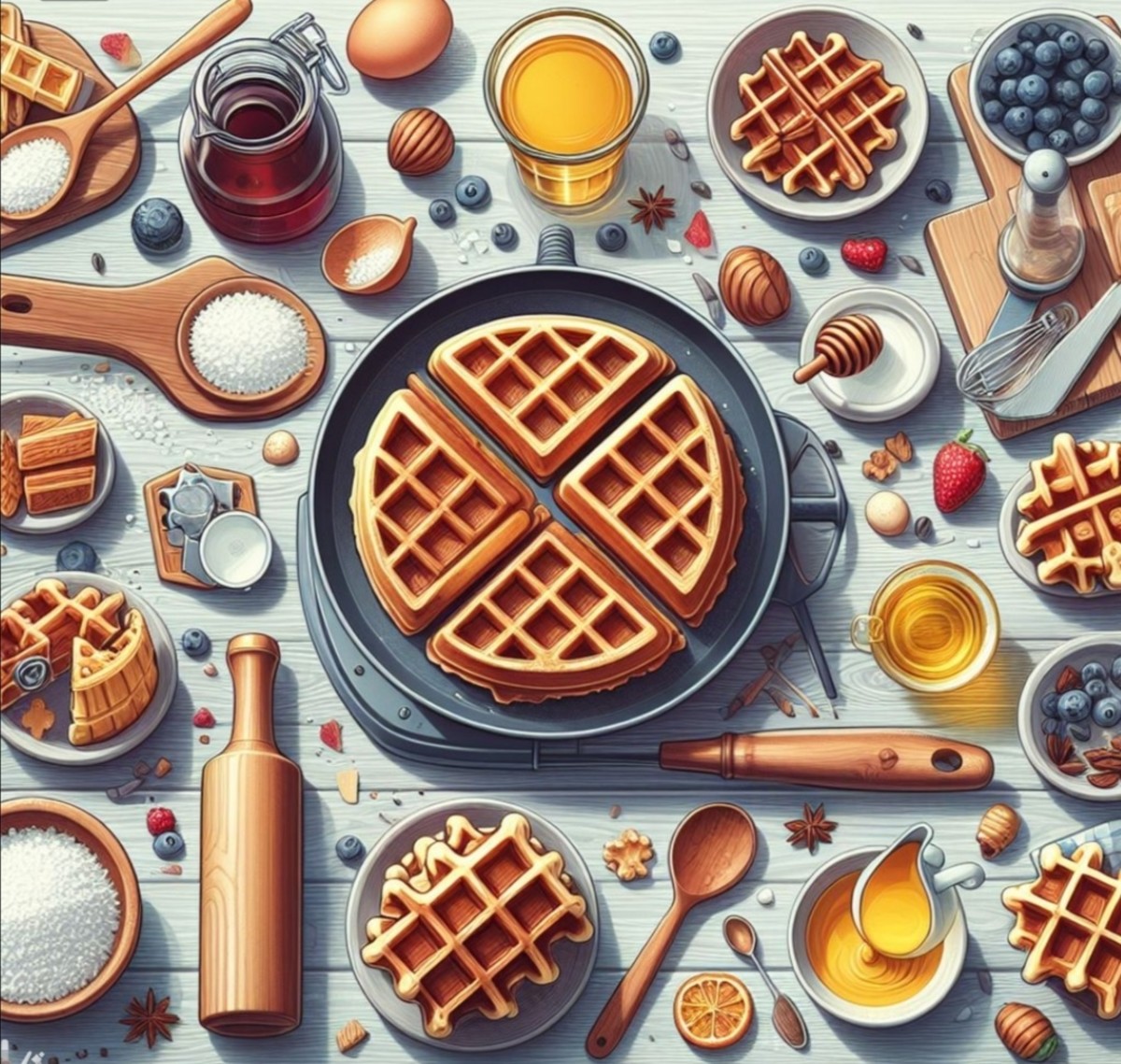 How to Make Waffles Batter and Waffle Mix Step by Step Guide HubPages