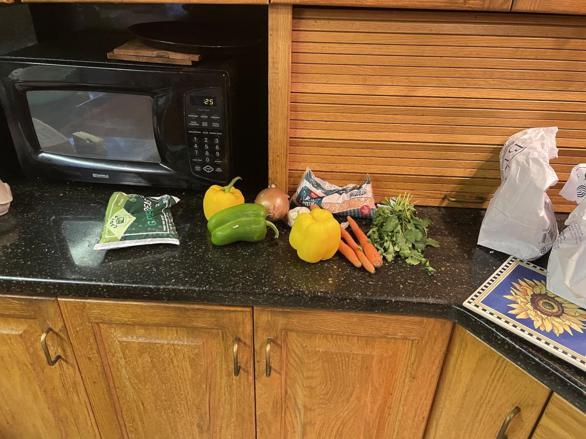 Fried Lentils With Vegetables and Egg Recipe - Delishably