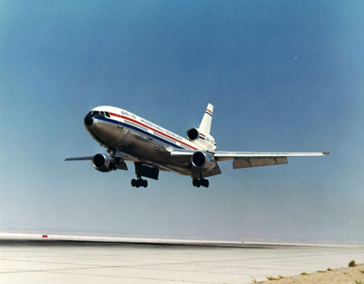 The McDonnell Douglas DC-10 a 747 Competitor.
