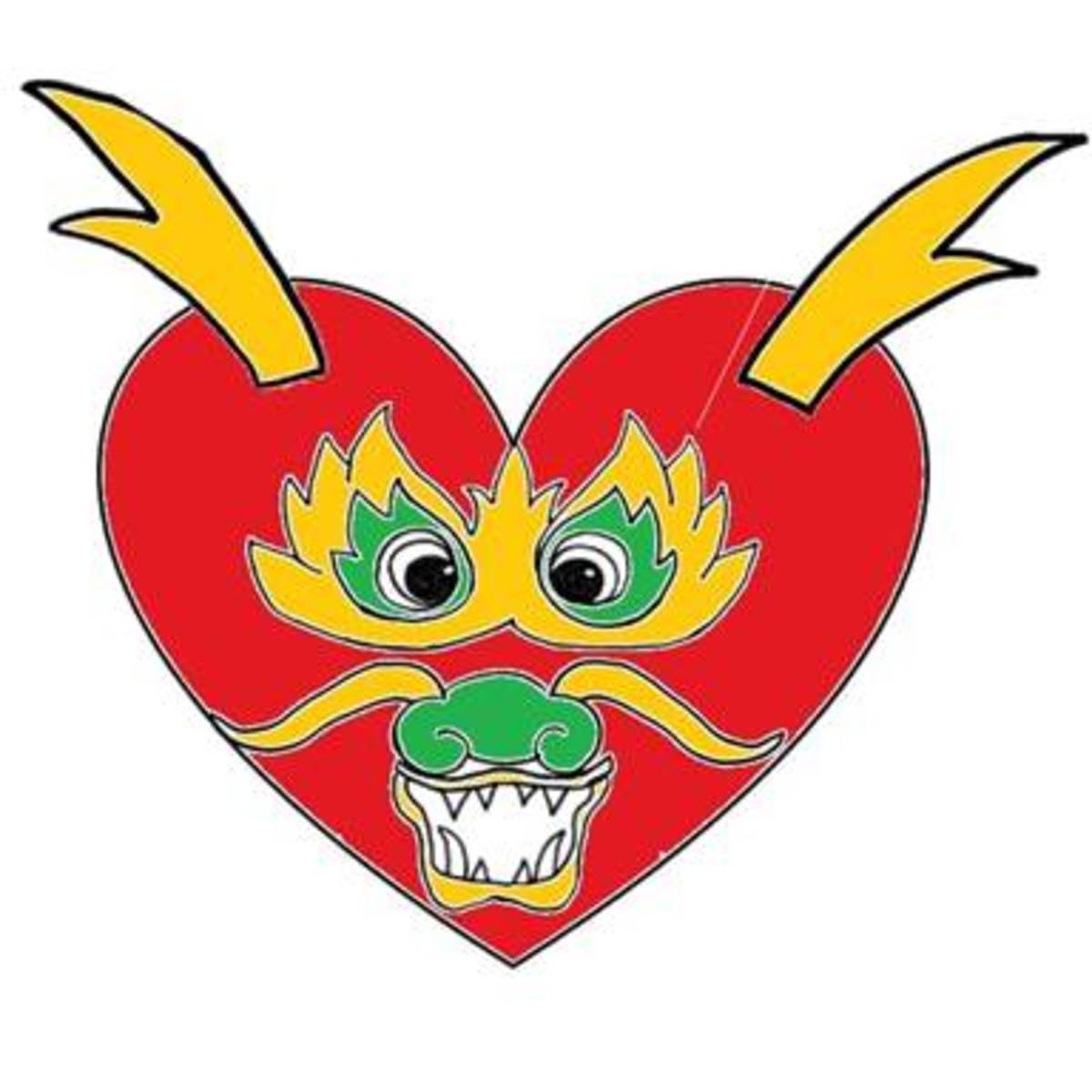 Chinese Dragon head. Symbol of 2024 year. Hand drawn dragon illustration.  New year postcard template. Symbol of lunar new year. Vector illustration  in cartoon style. 30250588 Vector Art at Vecteezy, image size:1200x1200