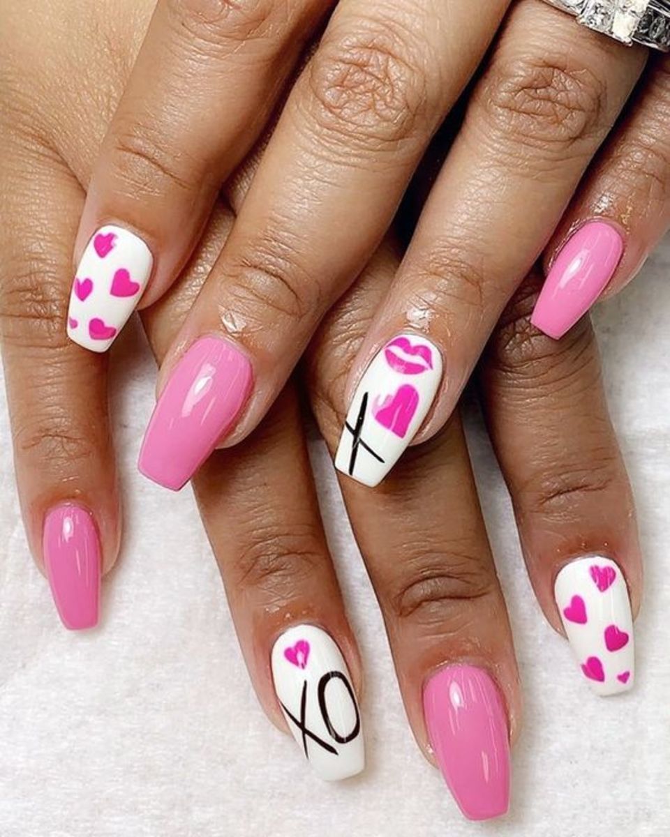 50+ Easy Valentines Nail Art Ideas You'll Love