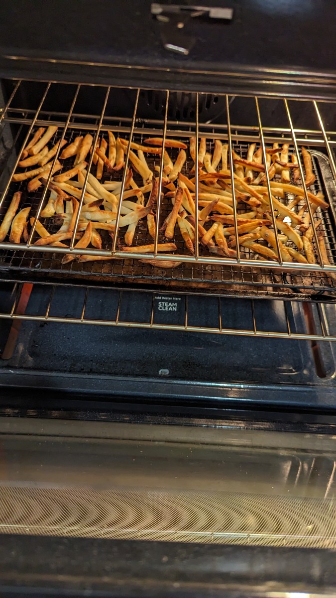 GE Oven - Learning to Air Fry - Fresh Potato Fries